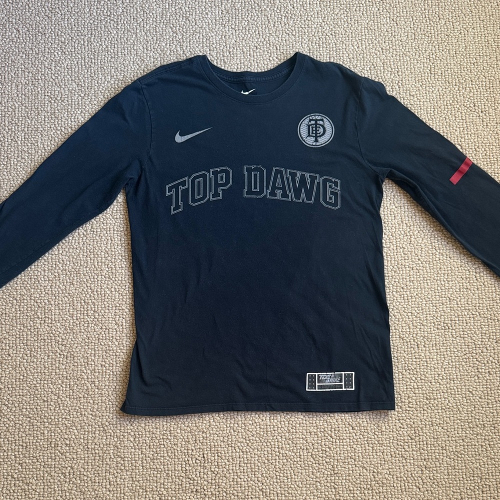 Nike Kids Dark Blue 'Top Dawg' Long Sleeve Tee